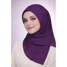 Mim Eşarp ve Şal Enba Mio Jazz (Caz) Desenli Eşarp 100X100 cm