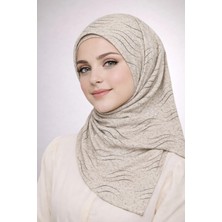 Mim Eşarp ve Şal Enba Mio Jazz (Caz) Desenli Eşarp 100X100 cm