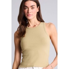 DeFacto Slim Fit Halter Yaka Fitilli Atlet A8859AX26SM