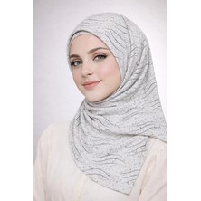 Mim Eşarp ve Şal Enba Mio Jazz (Caz) Desenli Eşarp 100X100 cm