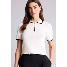 DeFacto Fitted Polo Yaka Kısa Kollu Triko Tişört C1498AX26SP