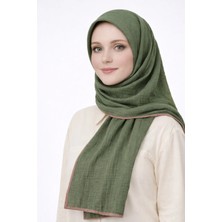 Mim Eşarp ve Şal Biyeli Müslin Düz Renk Şal 90X190CM