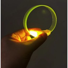 İlk El Grup Ieg™ 3 Modlu Pilli LED Işıklı Esnek Parti Bilekliği Sarı