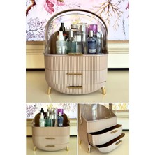 Özgürce Çekmeceli Makyaj ve Kozmetik Düzenleyici - Cappuccino Renk