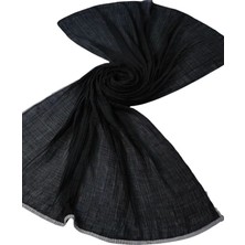 Mim Eşarp ve Şal Biyeli Müslin Düz Renk Şal 90X190CM