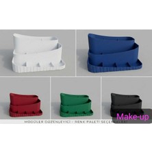 Özgürce Şık ve Pratik Masa Üstü Makyaj Düzenleyici Fırça ve Ruj Bölmeli