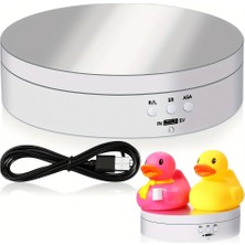 Özgürce Şarjlı 360° Dönen Hız Ayarlı Ürün Gösteri Standı