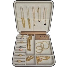 Özgürce Büyük Boy Takı Düzenleyici ve Saklama Kutusu, Seyahat Için Ahşap Kasa