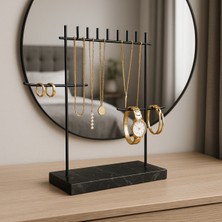 Özgürce Şık Siyah Takı Standı, Düzenli ve Zarif Saklama Çözümü