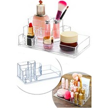 Özgürce Pratik ve Şık Makyaj Düzenleyici Organizer, Çeşitli Bölmeleriyle Kolay Kullanım