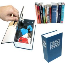 Derin Stok Kitap Görünümlü Gizli Kasa Kumbara Dekoratif Hediyelik