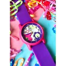 Q&Q VR41J006Y Kol Saati Çocuklar İçin Suya Dayanıklı 10 ATM Plastik Silikon Kordonlu Renkli Kasa