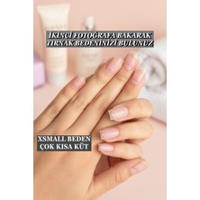 Çok Kısa Küt XSmall 100 Adet Jel Tips Takma Tırnak Easy Beauty
