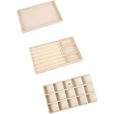 Özgürce Bej Renkli 3'lü Çekmece Iç Içi Düzenleyici Seti