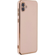 İlk El Grup Samsung Galaxy A04 Kılıf Volet Silikon - Pembe Tkç(Itd)