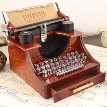 Derin Stok Daktilo Şeklinde Büyük Müzik Kutusu N-26