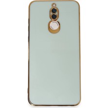 İlk El Grup Huawei Mate 10 Lite Kılıf Volet Silikon - Açık Yeşil Tkç(Itd)