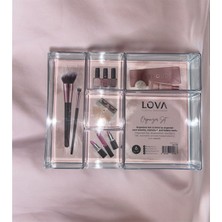 Özgürce 6'lı Takı ve Aksesuar Düzenleyici Kutusu Çok Amaçlı Çekmece Içi