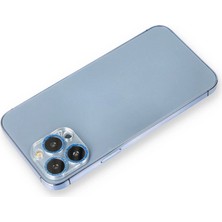 İlk El Grup Iphone 12 Pro Max Shine Kamera Lens Koruma Cam - Mavi Tkç(Itd)