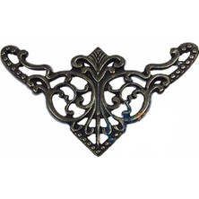 İlk El Grup Dekoratif Köşe Süsü, Köşelik - Büyük, 31X55MM, Antik, 1 Adet Tkç(Itd)