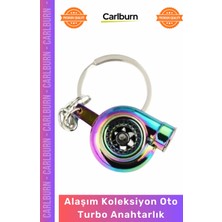 Carlburn #anahtarlık Havalı Görünüm Alaşım Koleksiyon Zarif Dekorasyon Hediye Dayanıklı Oto Turbo Anahtarlık