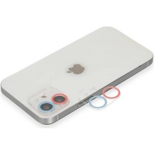 İlk El Grup Iphone 12 Renkli Kamera Lens Koruma Cam - Pembe-Mavi Tkç(Itd)