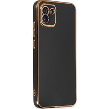 İlk El Grup Samsung Galaxy A03 Kılıf Volet Silikon - Siyah Tkç(Itd)