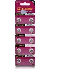İlk El Grup Tıanqıu Ag2 LR726/396 Alkalin 10'lu Düğme Pil Tkç(Itd)