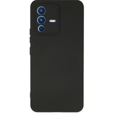 İlk El Grup Vivo V23 5g Kılıf Nano Içi Kadife Silikon - Siyah Tkç(Itd)