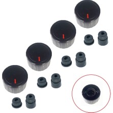 Süppürge Qcooker Ile Uyumlu Düğme 4 Lü Takımı Ankastre Set Üstü Ocak Düğmesi