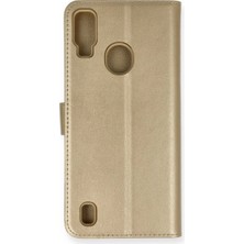 İlk El Grup Reeder P13 Blue Kılıf Trend S Plus Kapaklı Kılıf - Gold Tkç(Itd)