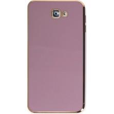 İlk El Grup Samsung Galaxy J7 Prime Kılıf Volet Silikon - Mor Tkç(Itd)