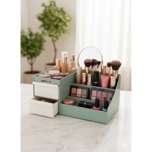 Özgürce Şık Çok Gözlü Çekmeceli Makyaj Organizeri, Pratik Masaüstü Düzenleme