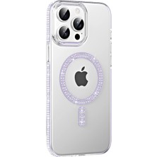 İlk El Grup Joko  Iphone 14 Pro Max Move Taşlı Magsafe Kapak - Lila Tkç(Itd)