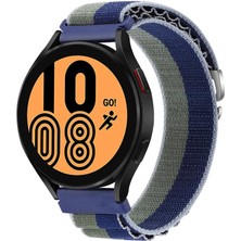 İlk El Grup Watch 22MM KR410 Kumaş Kordon (Saat Değildir) - Lacivert-Yeşil Tkç(Itd)