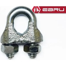 İlk El Grup Çelik Halat Bağlama, Düğüm, Klemens 13 mm - 2 Adet Tkç(Itd)