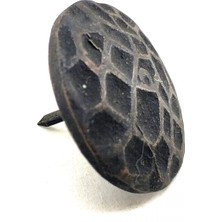 İlk El Grup Antika Tarz Dekoratif Pirinç Desenli Kabara No4 - 35 Mm, Oksit Tkç(Itd)