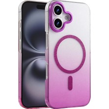 İlk El Grup  Iphone 16 Glossy Magsafe Kapak - Mor Tkç(Itd)