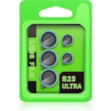 İlk El Grup Samsung Galaxy S25 Ultra Raze Metal Kamera Lens - Mavi Tkç(Itd)