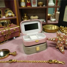 Özgürce Çok Bölmeli Aynalı Takı Organizeri, Şık ve Pratik Saklama Çözümü