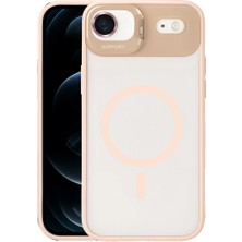 İlk El Grup Joko  Iphone 17 Air Remim Lensli Magsafe Standlı Kapak - Pembe Tkç(Itd)