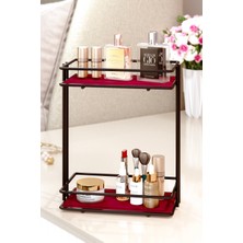 Özgürce Çok Amaçlı 2 Katlı Takı ve Makyaj Organizeri, Şık ve Fonksiyonel Tasarım