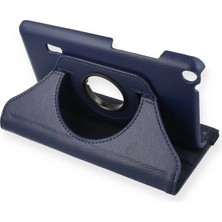 İlk El Grup Huawei Mediapad T3 7 Kılıf 360 Tablet Deri Kılıf - Lacivert Tkç(Itd)