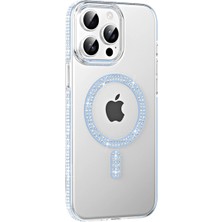 İlk El Grup Joko  Iphone 15 Pro Move Taşlı Magsafe Kapak - Mavi Tkç(Itd)