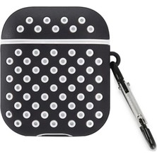 İlk El Grup Airpods 3 (3.nesil) Spor Delikli Kılıf - Siyah-Beyaz Tkç(Itd)