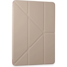 İlk El Grup Huawei Honor Pad X9 11.5 Kılıf Kalemlikli Mars Tablet Kılıfı - Rose Gold Tkç(Itd)