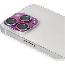 İlk El Grup Iphone 13 Pro Max Pers Alüminyum Kamera Lens - Rainbow Tkç(Itd)
