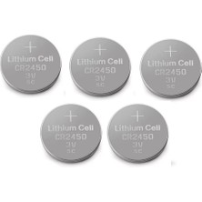 İlk El Grup Yuma CR2450 Süper Lityum 3V 5’li Kart Düğme Pil Tkç(Itd)