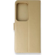 İlk El Grup Samsung Galaxy S20 Ultra Trend S Plus Kapaklı Kılıf - Gold Tkç(Itd)