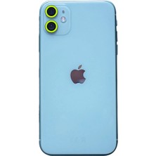 İlk El Grup Iphone 11 Neon Fosforlu Kamera Lens - Yeşil Tkç(Itd)
